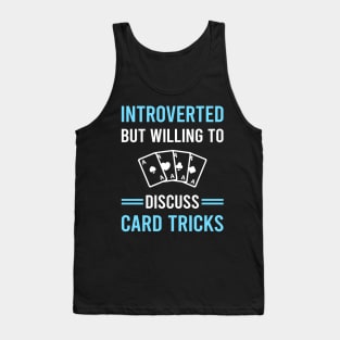 Introverted Card Manipulation Trick Tricks Tank Top